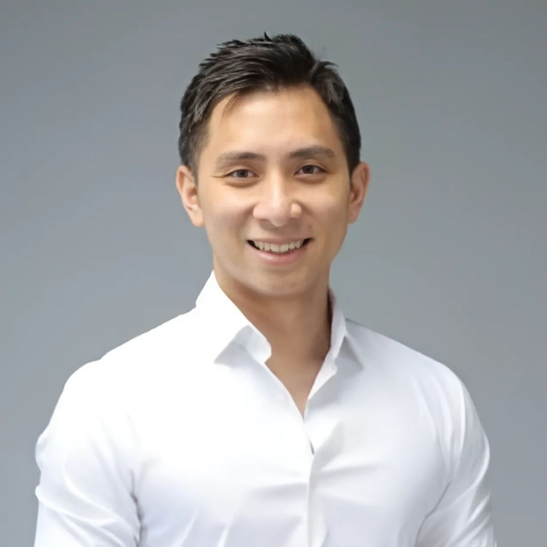 Man with white T