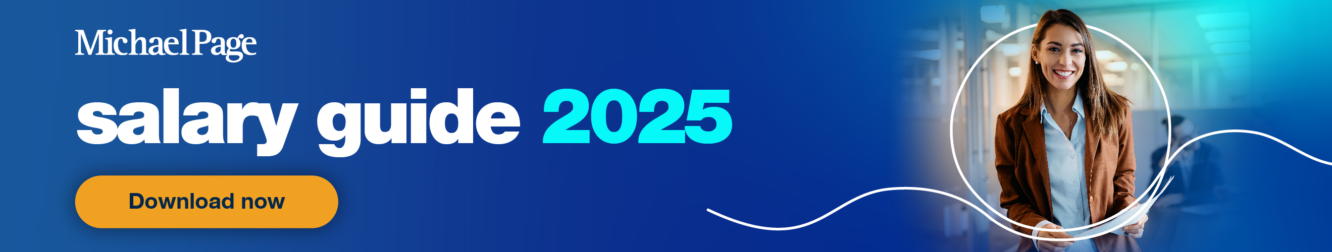 Micheal Page's 2025 Salary Guide banner